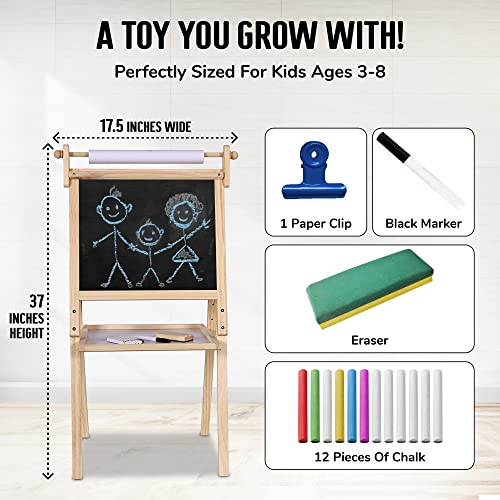 Kraftic Deluxe Art Easel for Kids