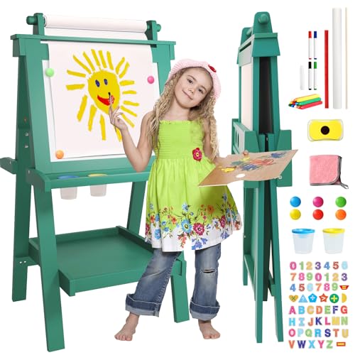 Deluxe Foldable Art Easel with Accessories for Kids