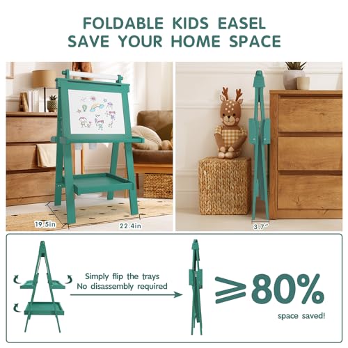 Deluxe Foldable Art Easel with Accessories for Kids