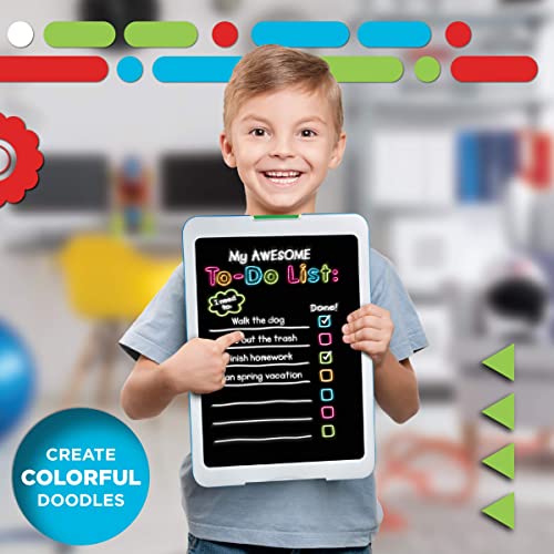 Neon Glow Drawing Easel with 6 Markers