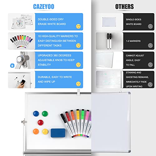 Magnetic Dry Erase Desktop Whiteboard for Kids