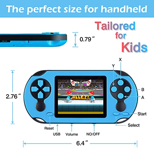 16 Bit Handheld Game Console + 230 Retro Games