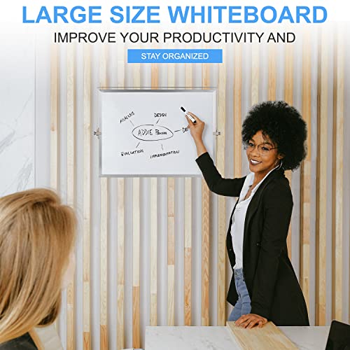 Magnetic Dry Erase Desktop Whiteboard for Kids