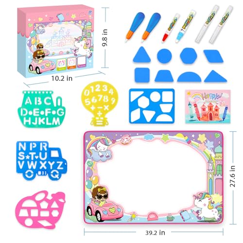 Magic Water Doodle Mat for Kids Creativity
