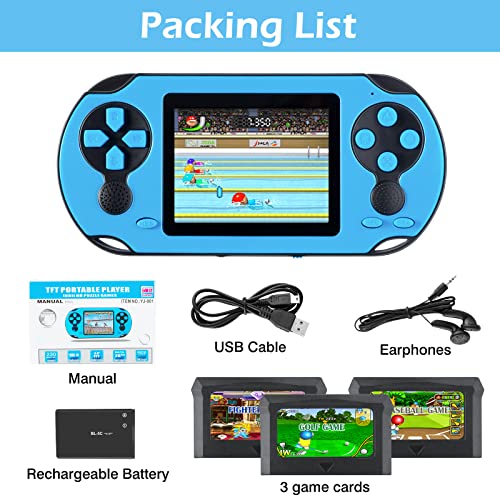16 Bit Handheld Game Console + 230 Retro Games