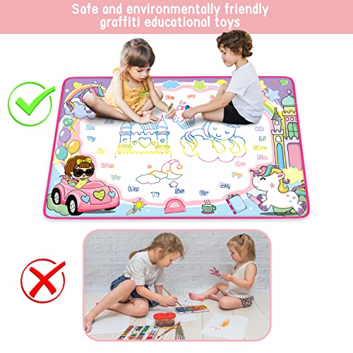 Magic Water Doodle Mat for Kids Creativity