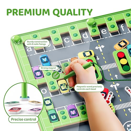 Magnetic Alphabet Maze Montessori Educational Toy
