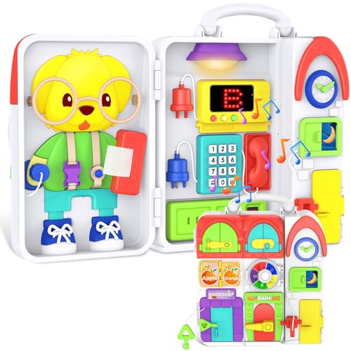 Musical Montessori Busy Board for Toddlers