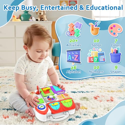 Musical Montessori Busy Board for Toddlers