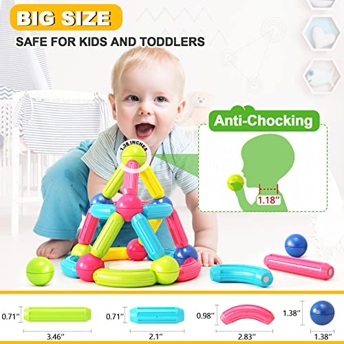 Magnetic Building Blocks for Toddlers and Kids