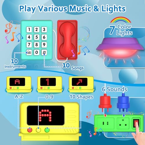 Musical Montessori Busy Board for Toddlers