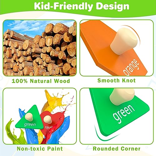 Montessori Wooden Shape Learning Puzzles for Toddlers