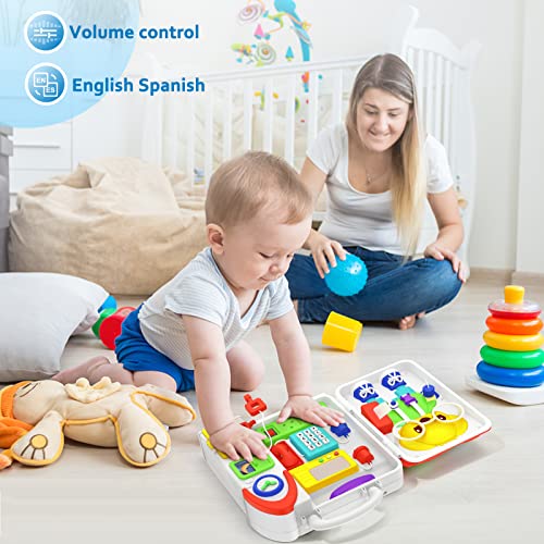 Musical Montessori Busy Board for Toddlers