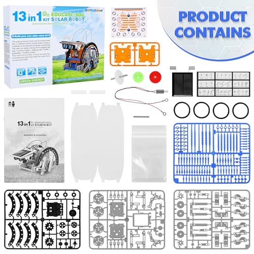 STEM 13-in-1 Solar Robot Building Kit for Kids