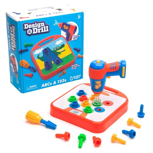 Design & Drill ABCs & 123s Toy Set