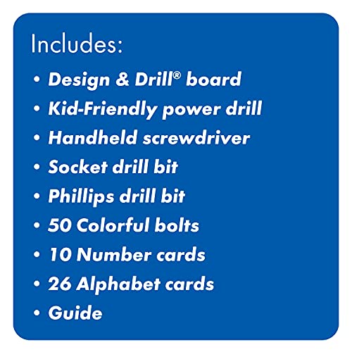 Design & Drill ABCs & 123s Toy Set