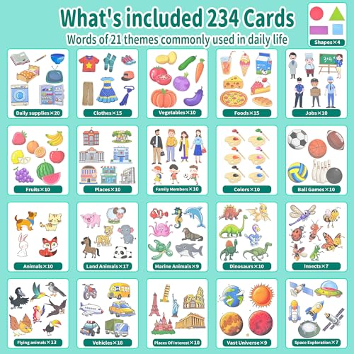 234 Sight Words Flash Cards for Preschool Learning