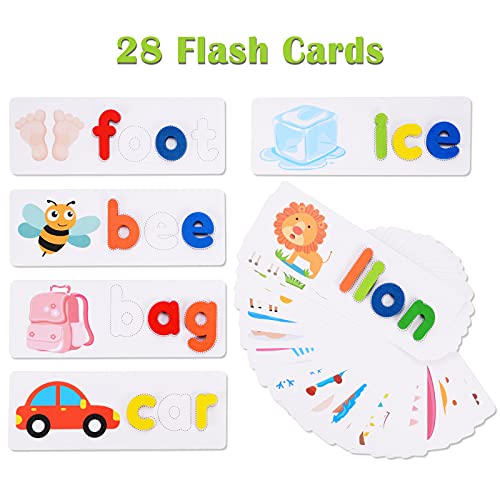 Creative Spelling Matching Letter Game for Toddlers