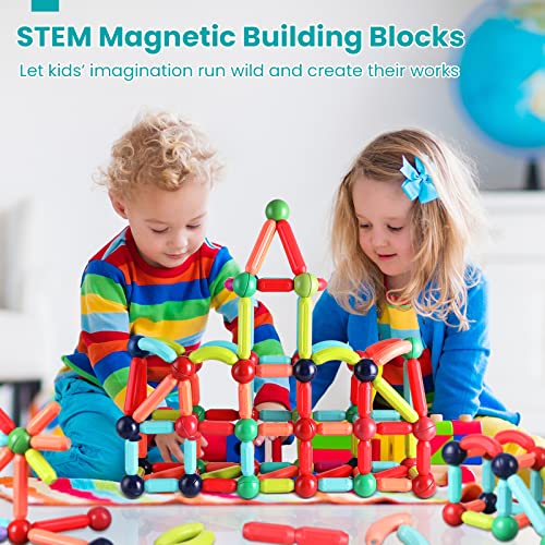 Magnetic Building Blocks Set for Kids STEM Toys