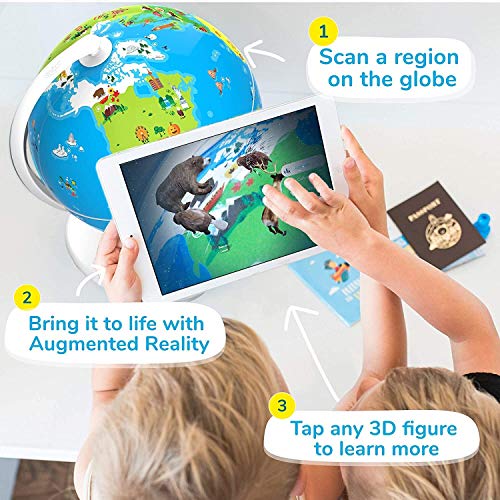 Interactive AR Educational Globe for Kids