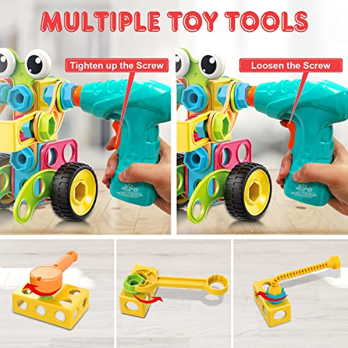 195 PCS STEM Building Blocks for Kids