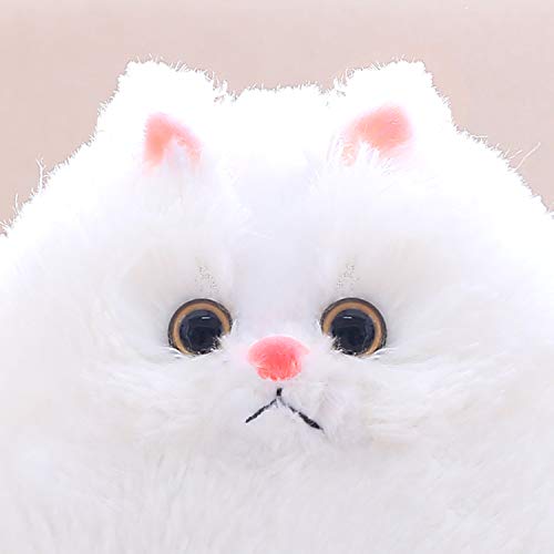 Winsterch Cute Soft Plush White Cat Stuffed Toy