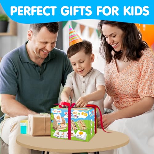 Educational CVC Wood Blocks and Flash Cards