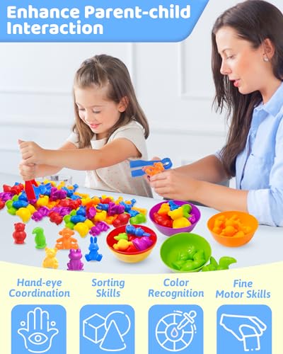 Oomloid Counting Animals Montessori Learning Toys