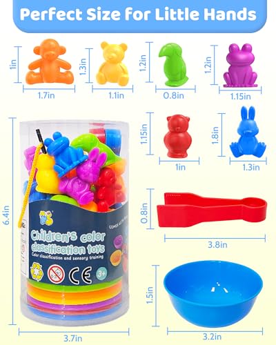 Oomloid Counting Animals Montessori Learning Toys