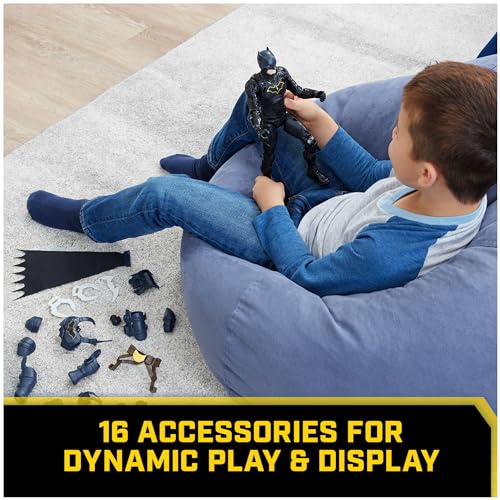 Batman Action Figure with 16 Armor Accessories