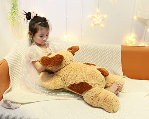 Large Dog Weighted Stuffed Animal Pillow Toy Gift
