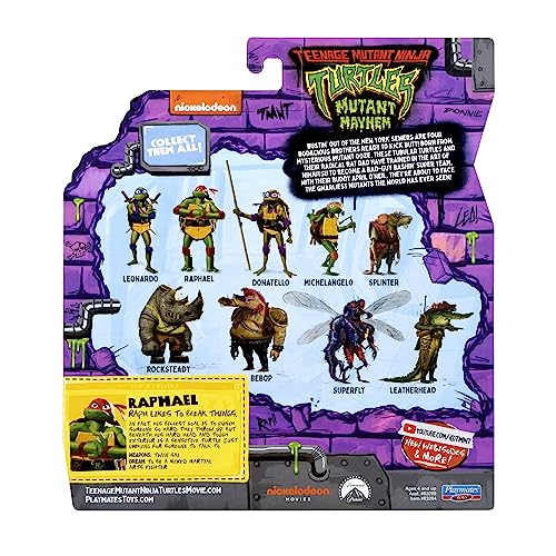 Raphael Basic Action Figure - Mutant Mayhem Edition