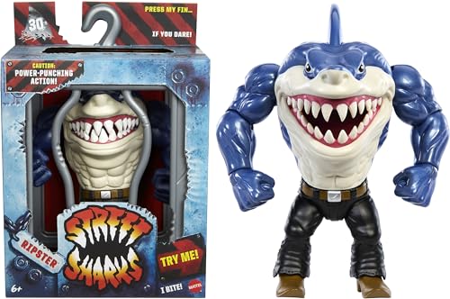 Mattel Street Sharks Ripster Action Figure Toy