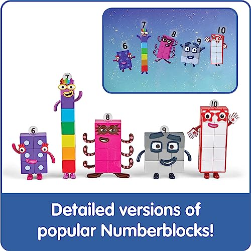 Numberblocks Friends Six to Ten Action Figures Set