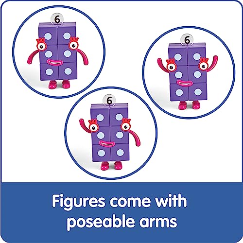 Numberblocks Friends Six to Ten Action Figures Set