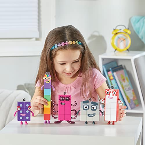Numberblocks Friends Six to Ten Action Figures Set