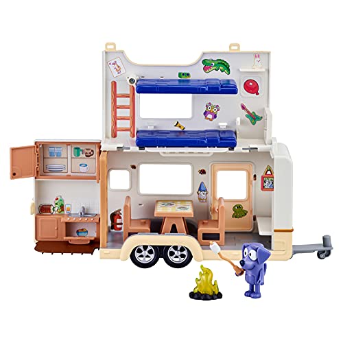 Bluey Caravan Adventure Playset with Jean Luc Figure