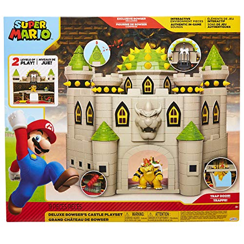 Super Mario Bowser's Castle Playset with Bowser Figure