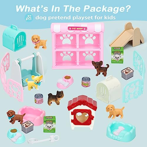 32PCS Interactive Dog Toys Playset for Kids