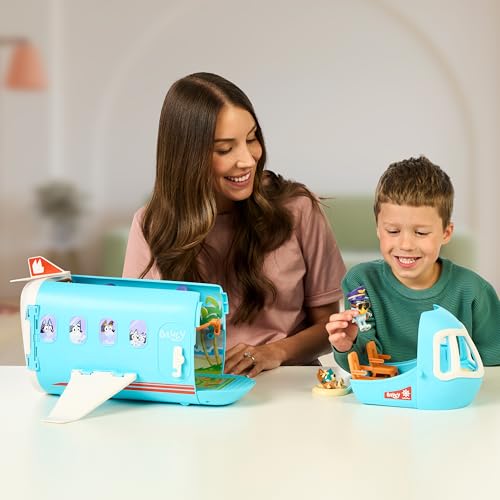 Bluey 3-in-1 Transforming Plane Playset Adventure