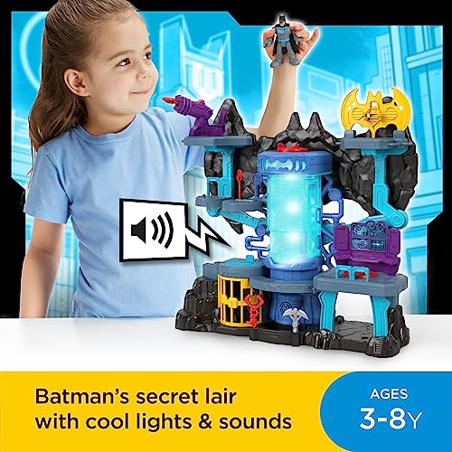 Fisher-Price Imaginext Batman Batcave Playset with Lights