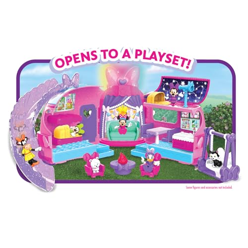 Minnie Mouse Bows-A-Glow Glamper Playset & Figures
