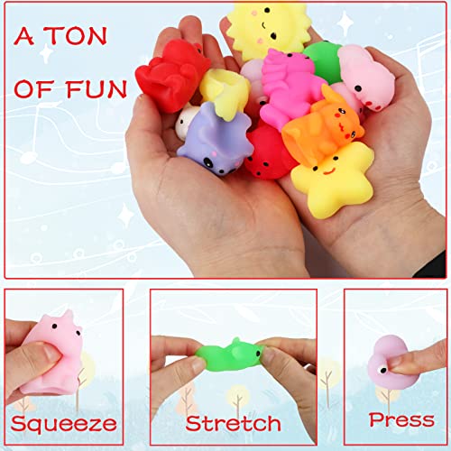 80pcs Mini Kawaii Mochi Squishy Fidget Toys