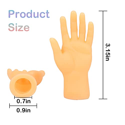 Mini Rubber Finger Puppets - 30 Tiny Hands