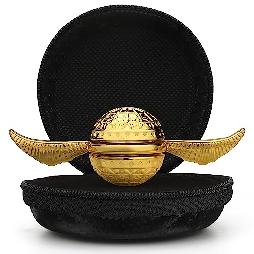 Golden Sphere Fidget Spinner for Stress Relief