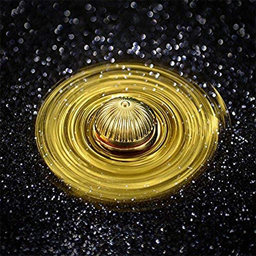 Golden Sphere Fidget Spinner for Stress Relief