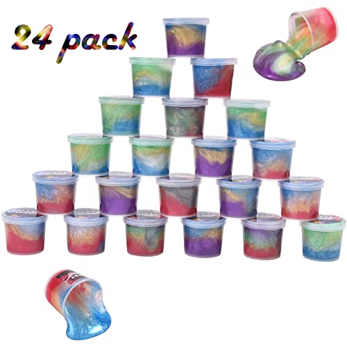 Galaxy Slime Putty 24 Pack for Kids