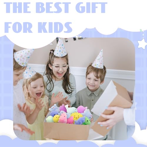 Cocurb 40-Piece Kawaii Mochi Squishy Toy Set