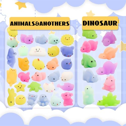 Cocurb 40-Piece Kawaii Mochi Squishy Toy Set