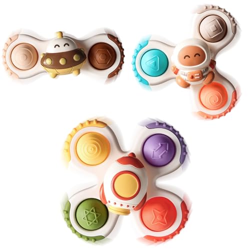 ALASOU 3PCS Spin Cup Toys for Toddlers